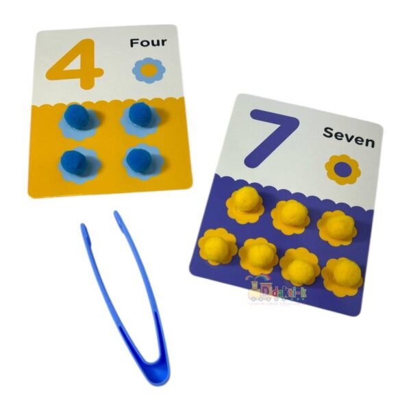 JUEGO LOGICO BOLAS DE FELPA